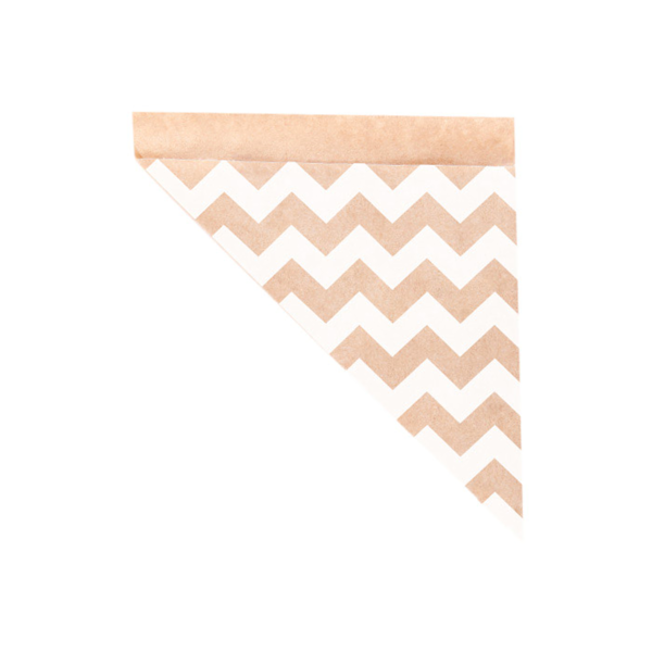 Garcia de pou PAPELINAS PUNTA 'ZIG-ZAG' 100 G 70 G/M2 24x17 CM MARRÓN PERG. ANTIGRASAS (2000 UNID.)
