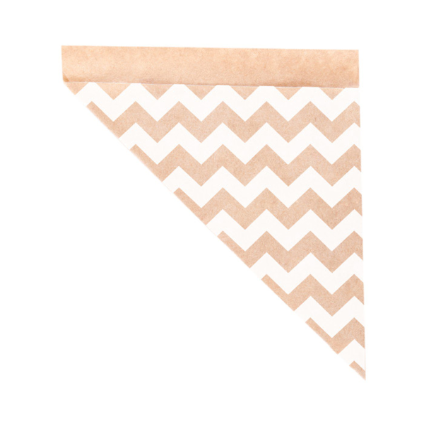 Garcia de pou PAPELINAS PUNTA 'ZIG-ZAG' 250 G 70 G/M2 29 5x21 CM MARRÓN PERG. ANTIGRASAS (2000 UNID.)