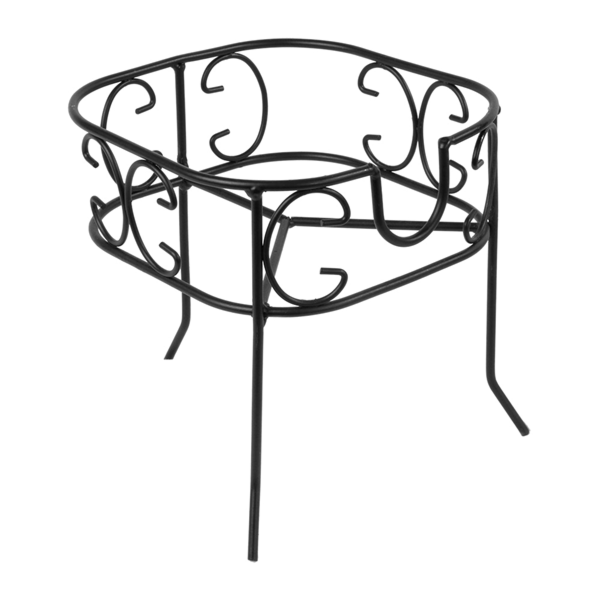 Garcia de pou PEDESTAL PARA CÓDIGO 215.56 'WAKI GLASS' 16 5x16 5x16 4 CM NEGRO METAL (1 UNID.)