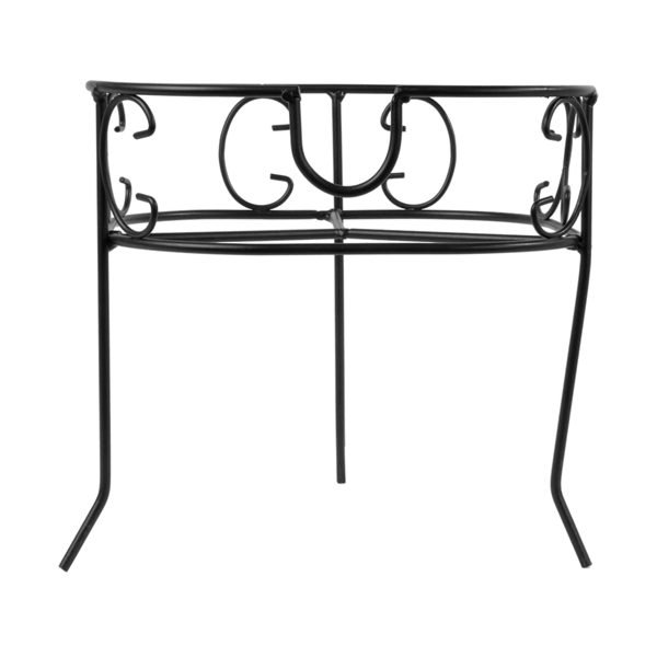 Garcia De Pou PEDESTAL PARA CÓDIGO 215.57 'WAKI GLASS' 21x21x19 CM NEGRO METAL (1 UNID.)