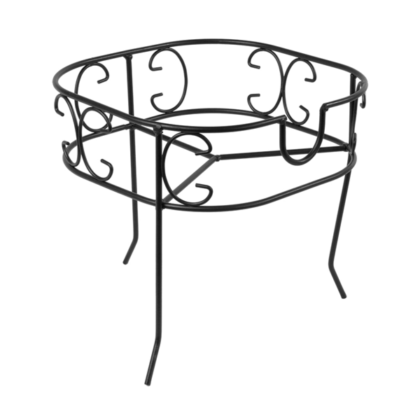 Garcia de pou PEDESTAL PARA CÓDIGO 215.57 'WAKI GLASS' 21x21x19 CM NEGRO METAL (1 UNID.)