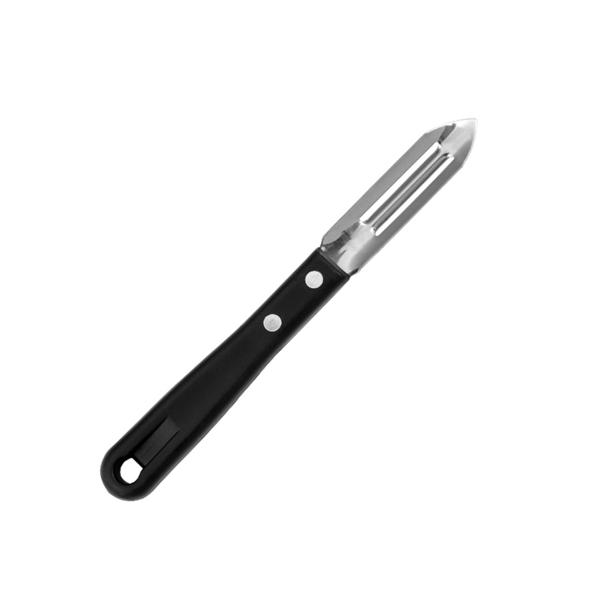 Garcia de pou PELADOR MANGO ABS 6 5 CM NEGRO INOX (1 UNID.)
