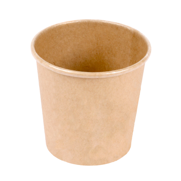 Garcia de pou PEQUEÑAS TARRINAS 105 ML (3 5 oz) 210 + 18 PE G/M2 Ø6 15/4 55x5 8 CM MARRÓN CARTONCILLO (1000 UNID.)