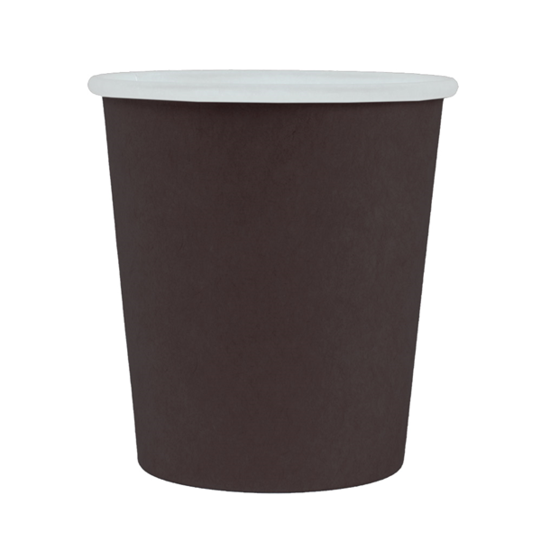 Garcia de pou PEQUEÑAS TARRINAS 120 ML (4 oz) 210 + 18 PE G/M2 Ø6 15/4 5x6 5 CM NEGRO CARTONCILLO (1000 UNID.)
