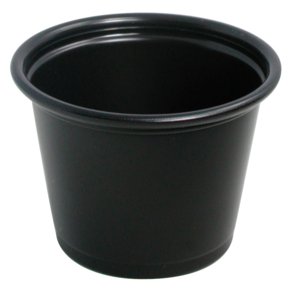 Garcia De Pou PEQUEÑAS TARRINAS 30 ML Ø4 5x3 3 CM NEGRO PP (2500 UNID.)