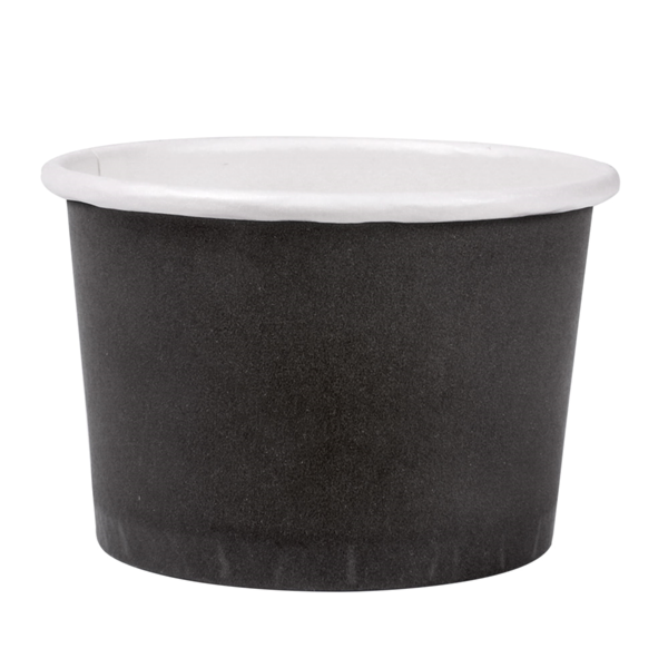 Garcia De Pou PEQUEÑAS TARRINAS 70 ML (2 3 Oz) 210 + 18 PE G/M2 Ø6 15/5x4 CM NEGRO CARTONCILLO (1000 UNID.)