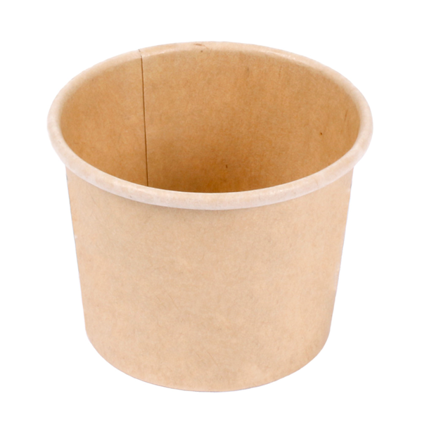 Garcia de pou PEQUEÑAS TARRINAS 80 ML (2 6 oz) 210 + 18 PE G/M2 Ø6 15/4 75x4 8 CM MARRÓN CARTONCILLO (1000 UNID.)