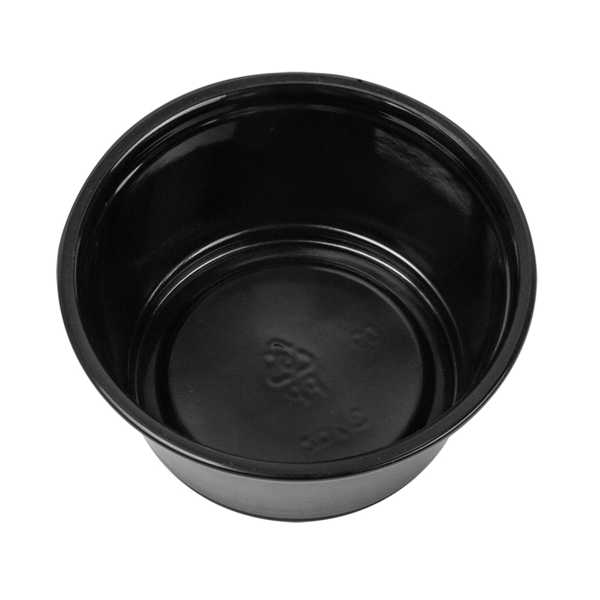 Garcia De Pou PEQUEÑAS TARRINAS MICROONDABLES 100 ML Ø7 4x3 5 CM NEGRO PP (2500 UNID.)
