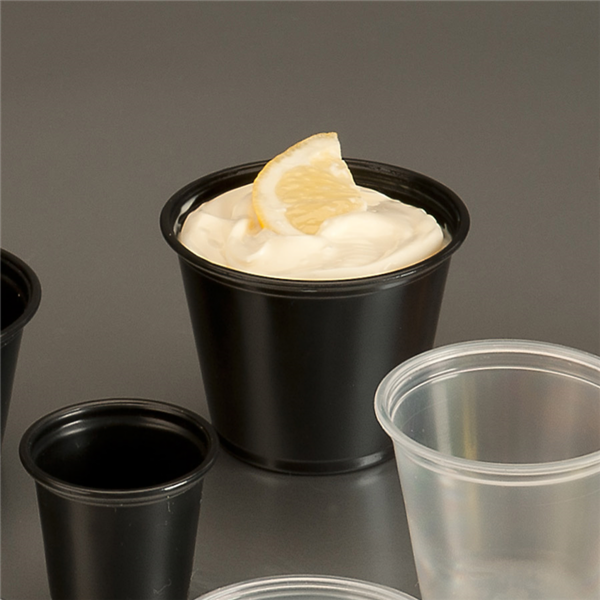 Garcia De Pou PEQUEÑAS TARRINAS MICROONDABLES 120 ML Ø7 4x4 6 CM NEGRO PP (2500 UNID.)
