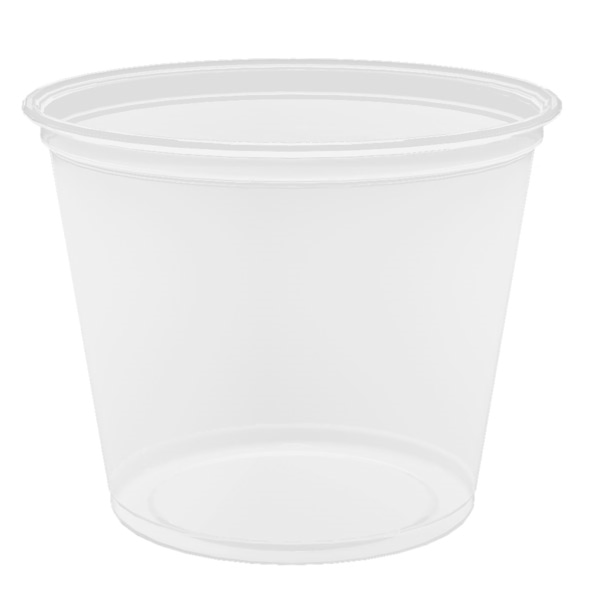 Garcia de pou PEQUEÑAS TARRINAS MICROONDABLES 165 ML Ø7 4x6 CM TRANSPARENTE PP (2500 UNID.)