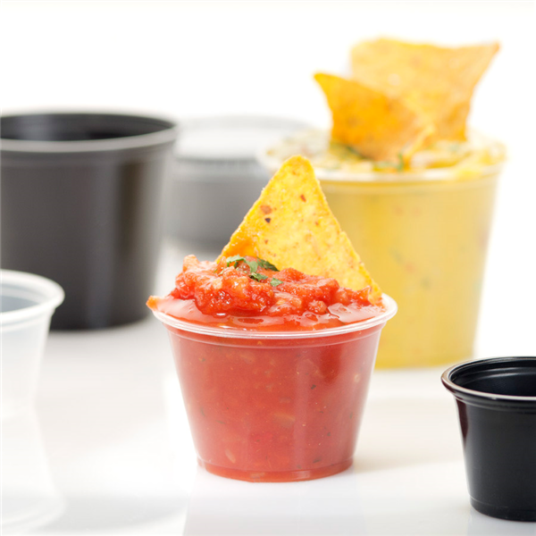 Garcia De Pou PEQUEÑAS TARRINAS MICROONDABLES 60 ML Ø6 2x3 2 CM NEGRO PP (2500 UNID.)