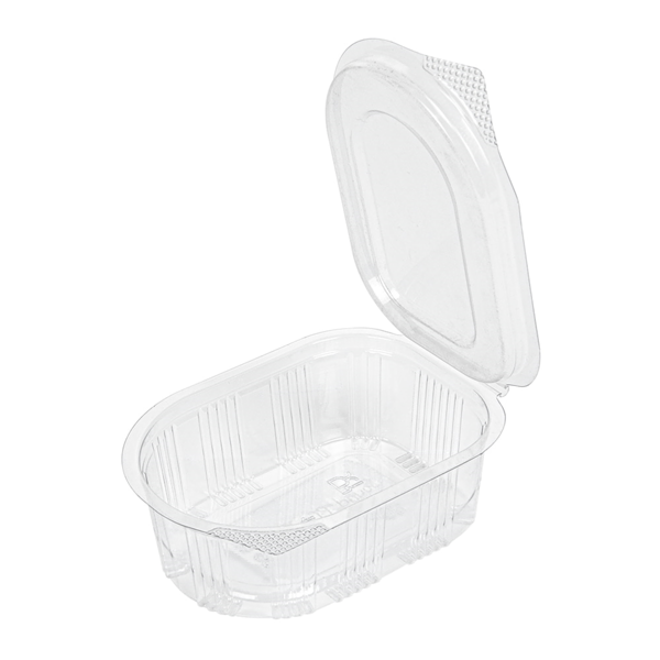 Garcia De Pou PEQUEÑAS TARRINAS + TAPA INCORPORADA 50 ML 7 5x5 5x2 5 CM TRANSPARENTE PET (1000 UNID.)