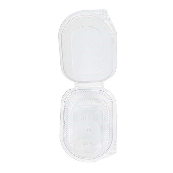 Garcia De Pou PEQUEÑAS TARRINAS + TAPA INCORPORADA 80 ML 7 5x5 5x3 7 CM TRANSPARENTE PET (1000 UNID.)