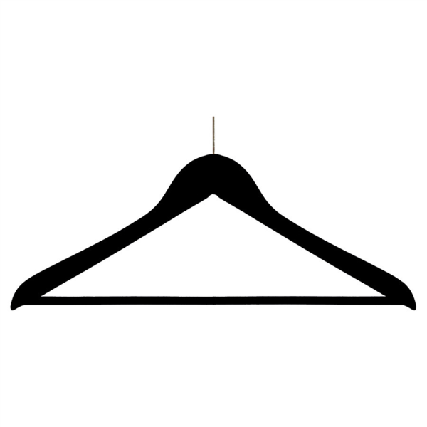 Garcia de pou PERCHAS ANTIRROBO 44 5x1 2x20 5 CM NEGRO MADERA (48 UNID.)