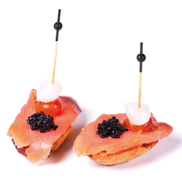 Garcia De Pou PICKS "BOLA NEGRA" 9 CM NATURAL BAMBÚ (100 UNID.)