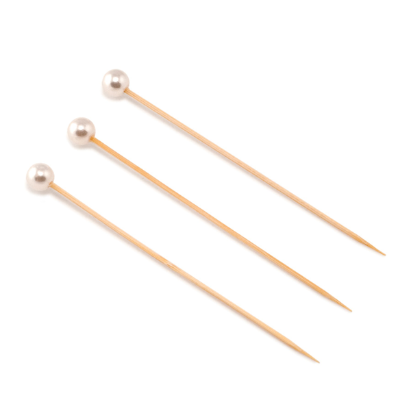 Garcia de pou PICKS "PERLA" 12 (h) CM NATURAL BAMBÚ (100 UNID.)