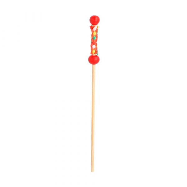 Garcia de pou PICKS "PERLA" 12 (h) CM ROJO BAMBÚ (100 UNID.)