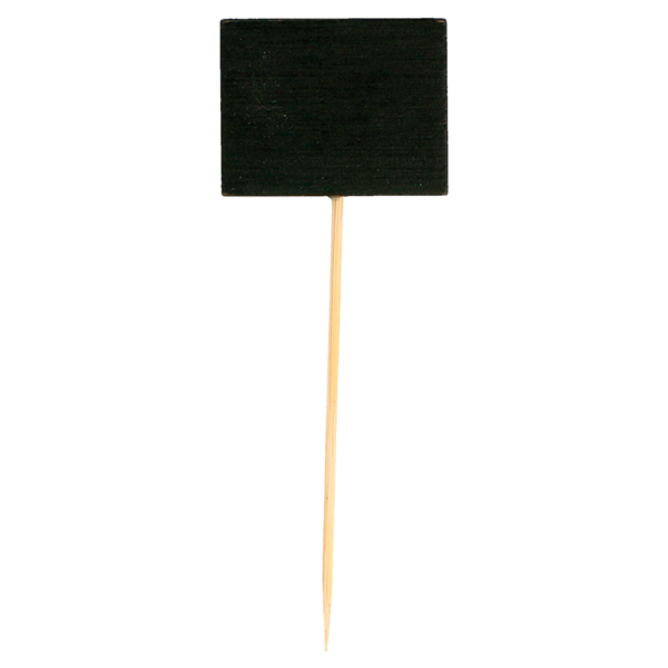 Garcia De Pou PICKS "PIZARRA" 3 5x2 5x9 (h) CM NEGRO BAMBÚ (100 UNID.)