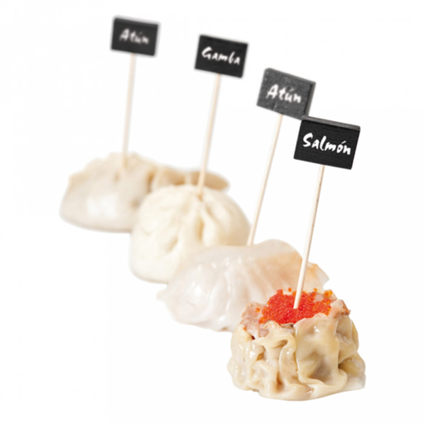 Garcia De Pou PICKS "PIZARRA" 3 5x2 5x9 (h) CM NEGRO BAMBÚ (100 UNID.)