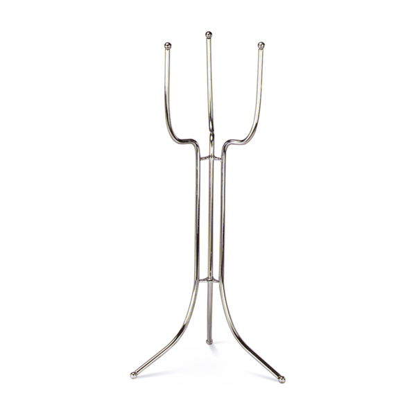 Garcia de pou PIE CUBITERA AMERICANO 33x27x76 CM PLATEADO ACERO (1 UNID.)