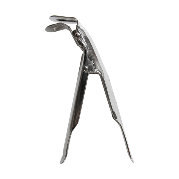 Garcia de pou PINZA RECIPIENTES HONDOS 3x19 CM PLATEADO INOX (1 UNID.)