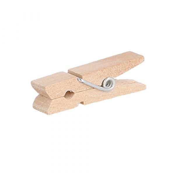 Garcia de pou PINZAS 3 5 (h) CM NATURAL MADERA (100 UNID.)