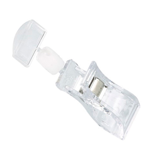 Garcia de pou PINZAS ARTICULADAS 2 5x2 7x9 4 CM TRANSPARENTE PS (10 UNID.)