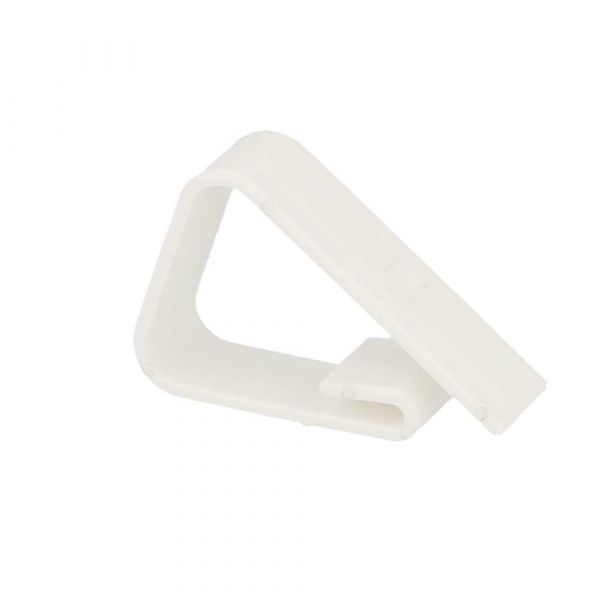 Garcia de pou PINZAS SUJETA MANTELES 5x3 5x1 CM BLANCO PP (100 UNID.)