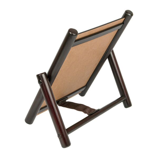 Garcia De Pou PIZARRA / CARTEL SOBREMESA 32x32 CM NEGRO MADERA (1 UNID.)