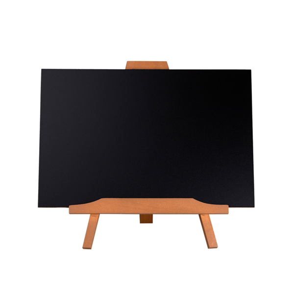 Garcia De Pou PIZARRA DOBLE CARA + MESA DE SOPORTE 35 5x21 8x18 CM NEGRO MADERA (1 UNID.)