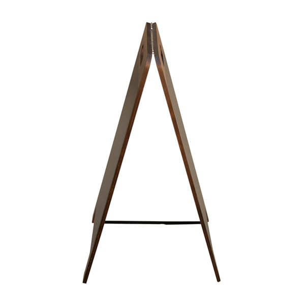 Garcia De Pou PIZARRA EN ÁNGULO 2 CARAS MAGNETICAS 38x45x78 CM NEGRO MADERA (1 UNID.)