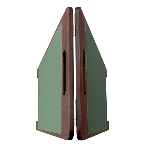 Garcia De Pou PIZARRA EN ÁNGULO 2 CARAS MAGNETICAS 38x45x78 CM VERDE MADERA (1 UNID.)