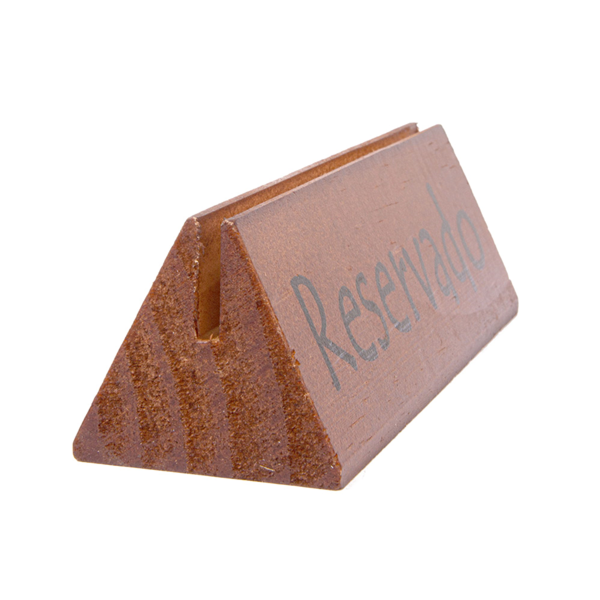Garcia De Pou PLACAS "RESERVADO/RESERVED" 15x4 4x4 4 CM MADERA (10 UNID.)