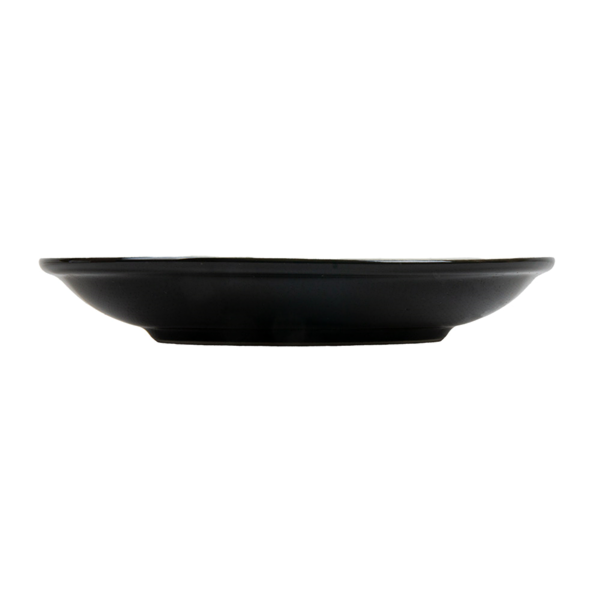 Garcia De Pou PLATILLOS CAFÉ 'AKALA' Ø14 1x2 5 CM NEGRO/BLANCO PORCELANA (6 UNID.)