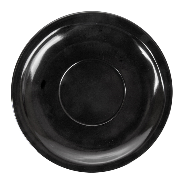 Garcia de pou PLATILLOS CAFÉ 'ASAMI WARE' Ø 13 8 CM NEGRO MELAMINA (12 UNID.)