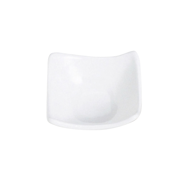 Garcia de pou PLATILLOS CUADRADOS 7 6x7 6x3 4 CM BLANCO PORCELANA (12 UNID.)