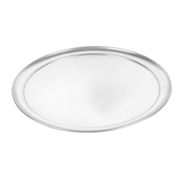 Garcia de pou PLATO LLANO PIZZA Ø 35 CM PLATEADO ALUMINIO (1 UNID.)
