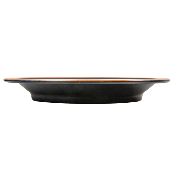 Garcia De Pou PLATOS 'ASAMI WARE' 650 ML Ø25 4x3 4 CM NEGRO MELAMINA (12 UNID.)