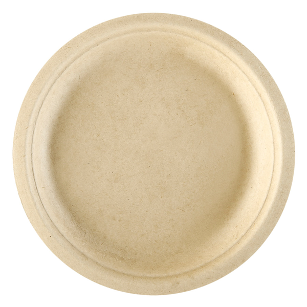 Garcia de pou PLATOS 'BIONIC' Ø 18x1 8 CM NATURAL BAGAZO (1000 UNID.)