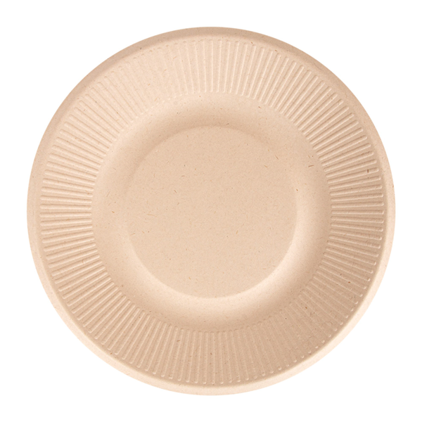 Garcia de pou PLATOS 'BIONIC' Ø 21x1 8 CM NATURAL BAGAZO (1000 UNID.)