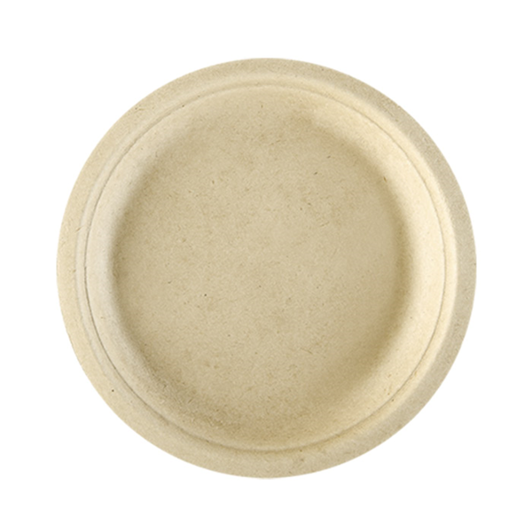 Garcia de pou PLATOS 'BIONIC' Ø 26x2 1 CM NATURAL BAGAZO (500 UNID.)