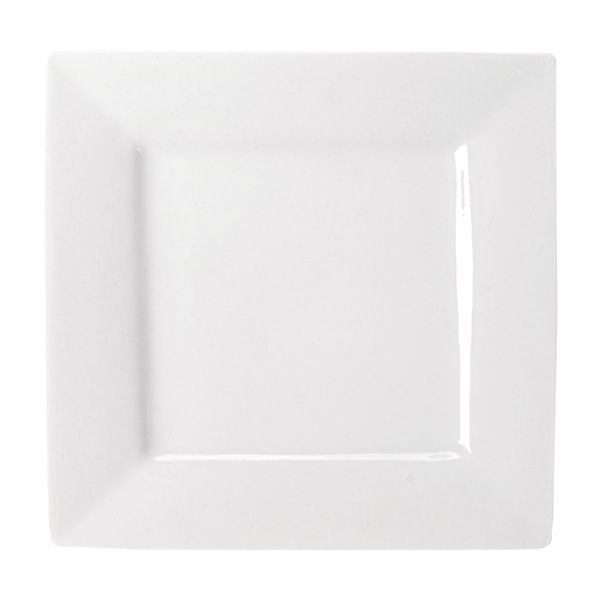 Garcia De Pou PLATOS CUADRADOS 15x15 CM BLANCO PORCELANA (48 UNID.)
