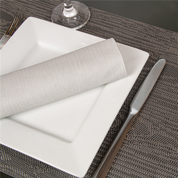 Garcia De Pou PLATOS CUADRADOS 15x15 CM BLANCO PORCELANA (48 UNID.)