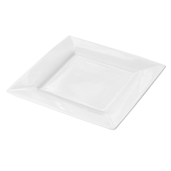 Garcia de pou PLATOS CUADRADOS 15x15 CM BLANCO PORCELANA (48 UNID.)