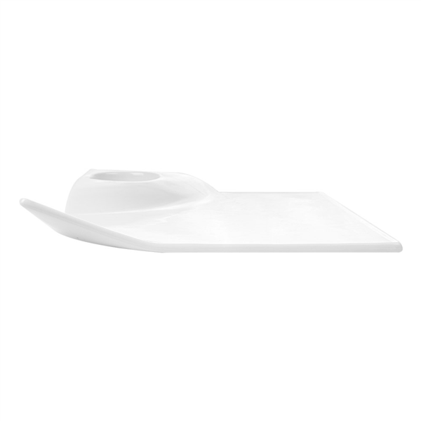 Garcia De Pou PLATOS CUADRADOS 25 4x4 5 CM BLANCO PORCELANA (4 UNID.)