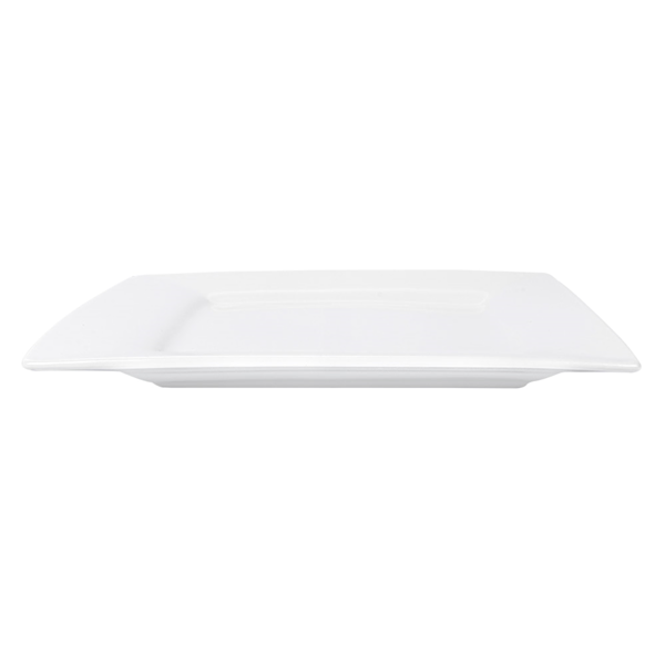 Garcia De Pou PLATOS CUADRADOS 25x25 CM BLANCO PORCELANA (12 UNID.)