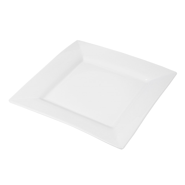 Garcia de pou PLATOS CUADRADOS 30x30 CM BLANCO PORCELANA (6 UNID.)