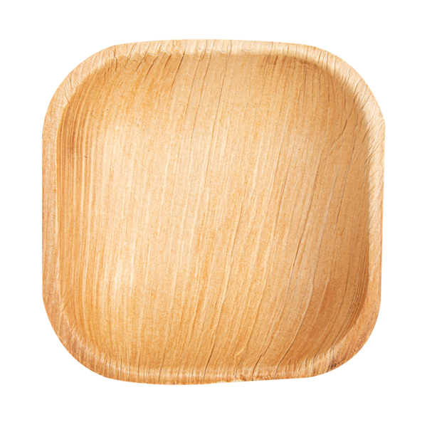 Garcia De Pou PLATOS CUADRADOS 'ARECA' 10x10x2 5 CM NATURAL ARECA (200 UNID.)