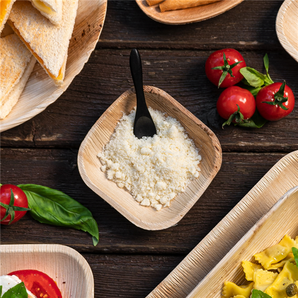 Garcia De Pou PLATOS CUADRADOS 'ARECA' 10x10x2 5 CM NATURAL ARECA (200 UNID.)