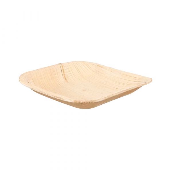 Garcia de pou PLATOS CUADRADOS 'ARECA' 11 5x11 5x1 5 CM NATURAL ARECA (200 UNID.)